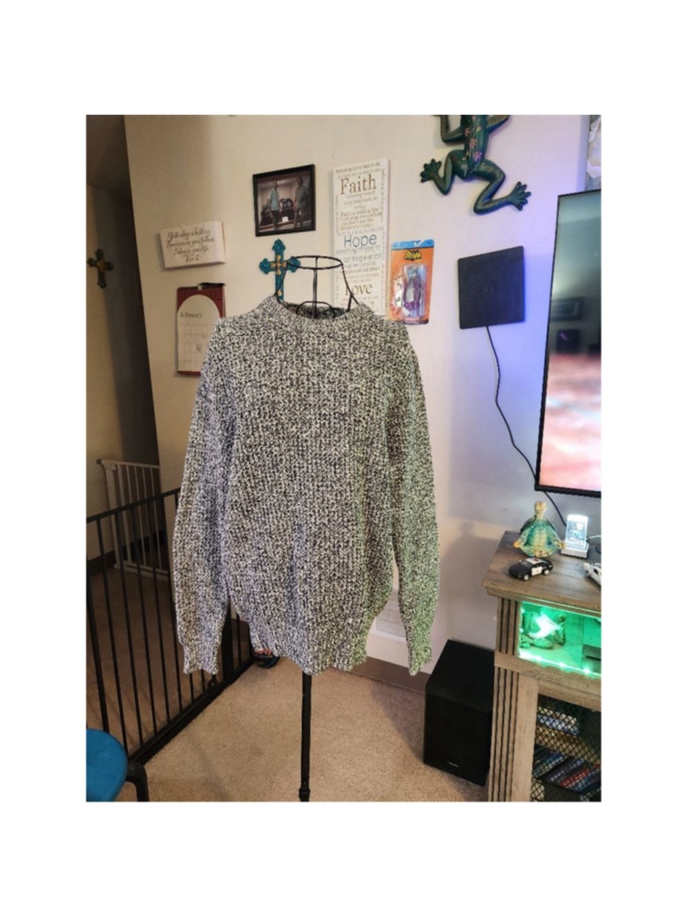 Sonoma Life Style Gray Sweater Size Large